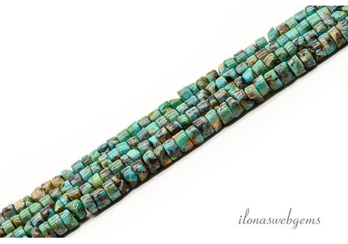 Turquoise beads approx. 4x2mm