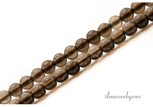 Rauchquarzperlen um 3mm