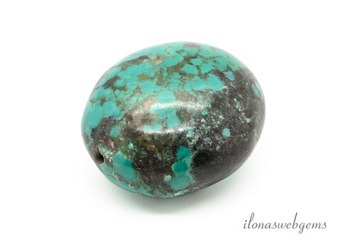 Turquoise Turquiose bead approx. 31x27x16mm