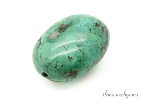 Turquoise Turquiose bead approx. 33x23x18mm