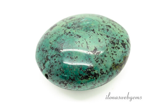 Turkoois Turquiose kraal ca. 35x31x17mm