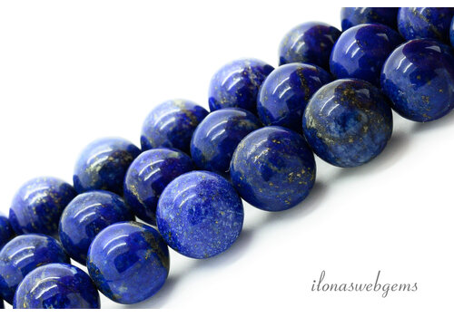 Lapis lazuli kralen rond ca. 12mm AA kwaliteit