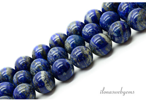 Lapis lazuli kralen rond ca. 14.5mm