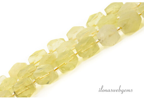 Lemon Quartz kralen free shape ca. 10x12mm