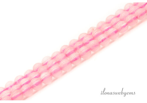 Rosenquarzperlen um 3mm