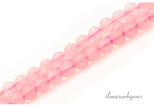 Rose quartz beads around approx. 3mm