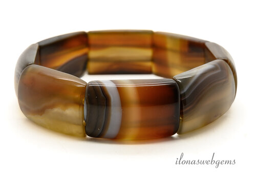 Agaat armband ca. 28x29x9mm