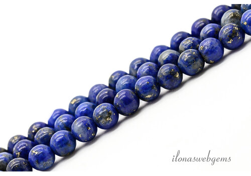 Lapislazuli-Perlen, rund, ca. 3,5 mm