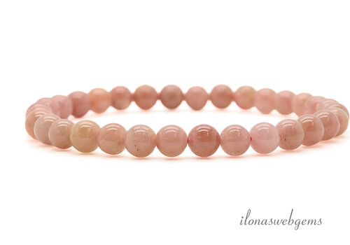 Roze Toermalijn armband 6mm