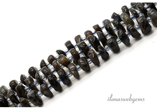 Labradorit-Perle, Scheibe, ca. 8 x 3 mm