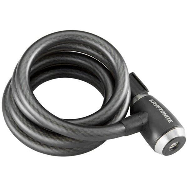 Kryptonite Kryptoflex 1518 Key Cable (15 mm X 180 cm) Black 180 cm