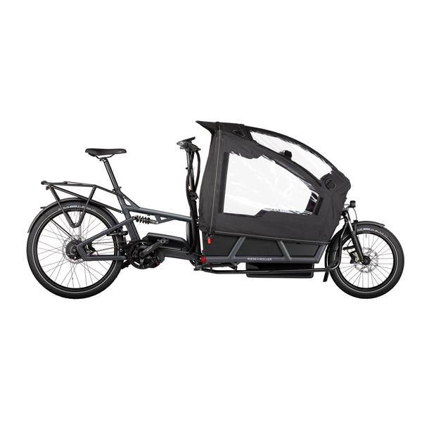 Riese & Muller Riese & Muller Electric Cargo Load 75 Vario E-Bike In Cool Grey Matt