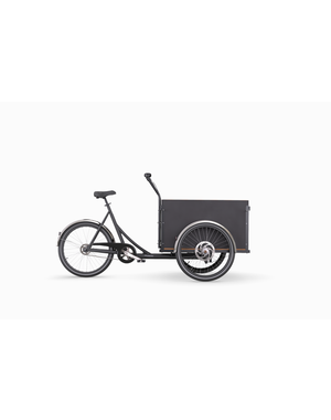CHRISTIANIA 2026 Christiania Bikes M1 model - Straight Box, Prairie+Parking+Footsteps+2x bench+Cushions+4xY-harness+Rubber Matt+Mirror+Wheel Guards, Shimano EP600-CRG Mid-drive, Nexus 5 speed, 720Wh, IOT module with 1 year subscription, (custom configuration C.W.H.)