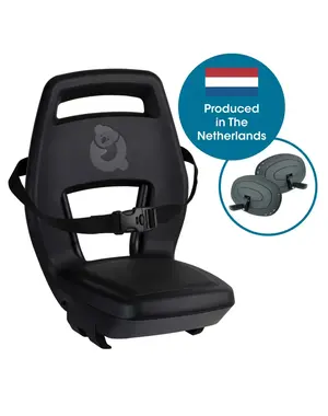 Qibbel Qibbel Junior 6+ Black Seat + Foot support and Protection plates
