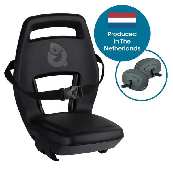 Qibbel Qibbel Junior 6+ Black Seat + Foot support and Protection plates