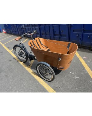  Ex Demo Babboe Flow Mountain Cargo Bike Wood 500 Wh