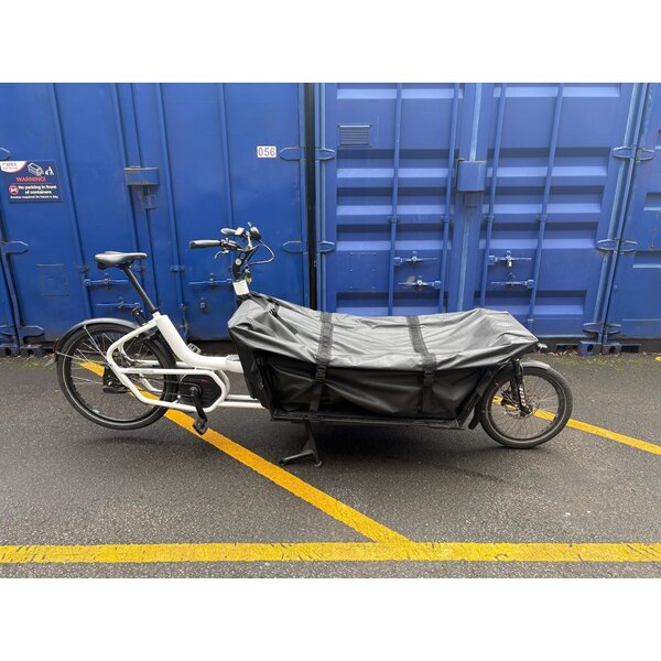 Urban Arrow Ex Hire/Demo Urban Arrow Cargo Flatbed XLarge White Performance Line, Tektro Dorado, 65Nm Enviolo Heavy Duty