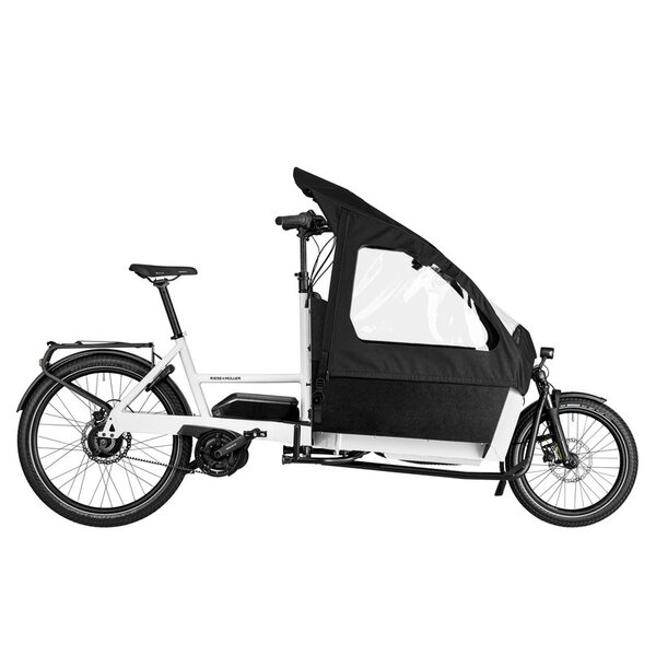 Riese & Muller Riese & Müller Transporter2 65 Silent – Black, Universal Frame (545 Wh, Box + Double Child Seat, RX Chip)