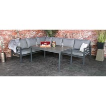 Brandon aluminium lounge hoekset