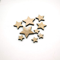 Decoratieve houten sterren