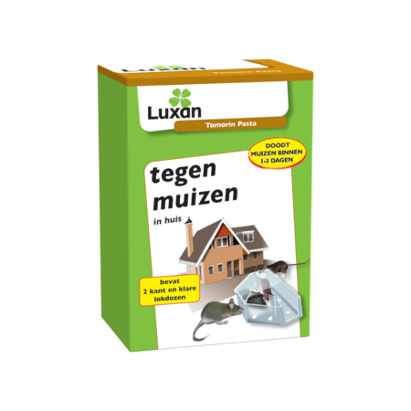 Luxan Tomorin Pasta Lokdoos 2 st. tegen muizen in huis