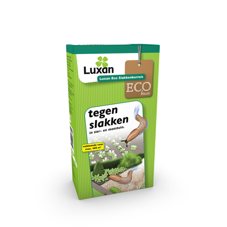 Luxan Eco Slakkenkorrels 1 kg tegen slakken in sier- en moestuin.