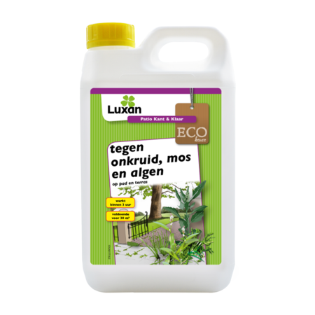 Luxan Patio Kant & Klaar 3 ltr tegen onkruid en mos op bestratingen en paden