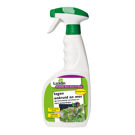Luxan Greenfix Zero Kant & Klaar 750 ml tegen onkruiden en mos op onverharde terreinen en open verhardingen