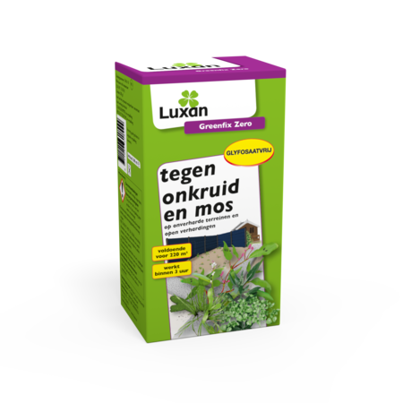 Luxan Greenfix Zero 500ml tegen onkruiden en mos op onverharde terreinen en open verhardingen