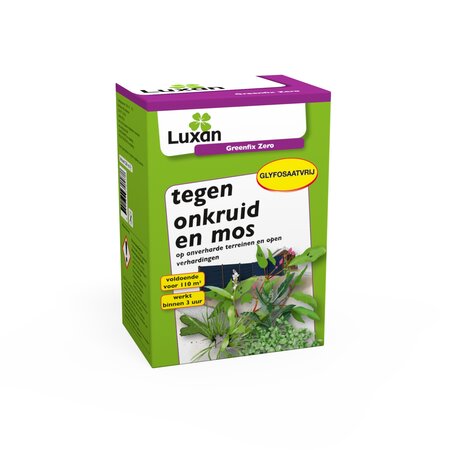 Luxan Greenfix Zero 250 ml tegen onkruiden en mos op onverharde terreinen en open verhardingen