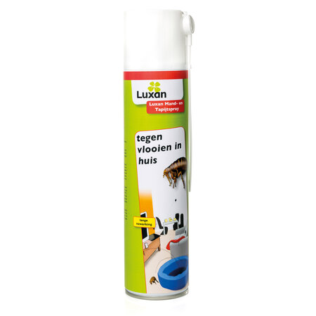 Luxan Luxan Mand- en Tapijtspray 400 ml tegen vlooien in huis