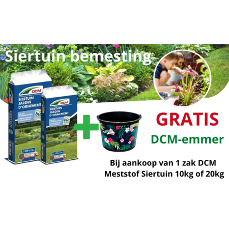 DCM Meststof Siertuin (10 kg) + GRATIS emmer!