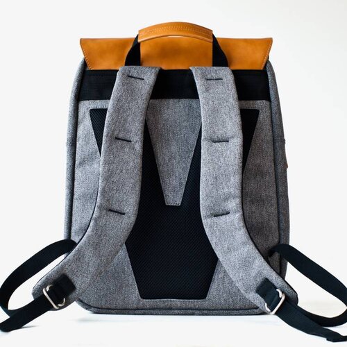 Venque Venque Flatsquare Rugzak Grijs Venque Venque Flatsquare Rugzak Grijs