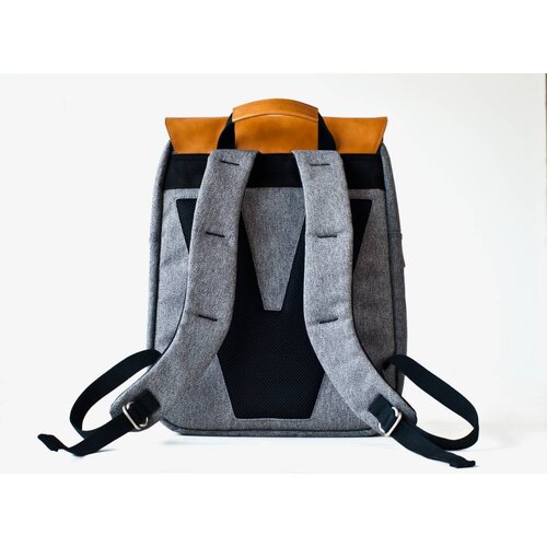 Venque Venque Flatsquare Rugzak Grijs Venque Venque Flatsquare Rugzak Grijs