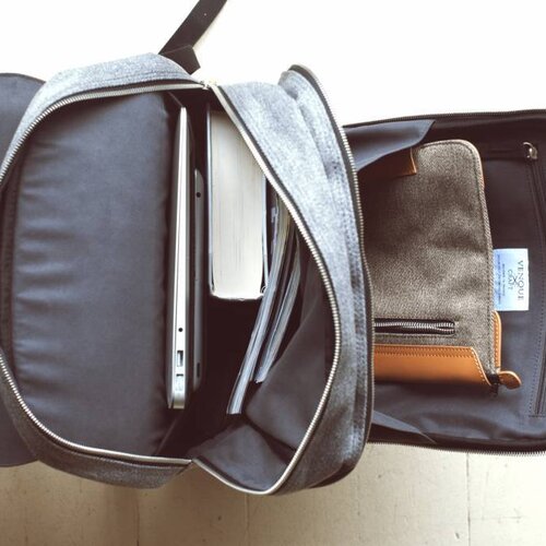 Venque Venque Flatsquare Rugzak Grijs Venque Venque Flatsquare Rugzak Grijs