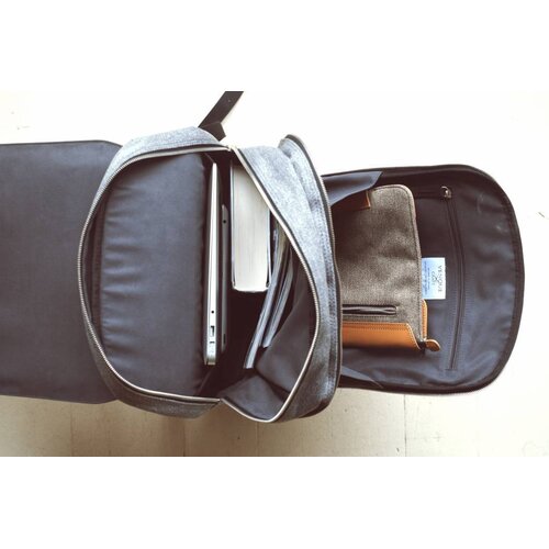 Venque Venque Flatsquare Rugzak Grijs Venque Venque Flatsquare Rugzak Grijs