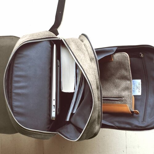 Venque Venque Flatsquare Rugzak Bruin Venque Venque Flatsquare Rugzak Bruin