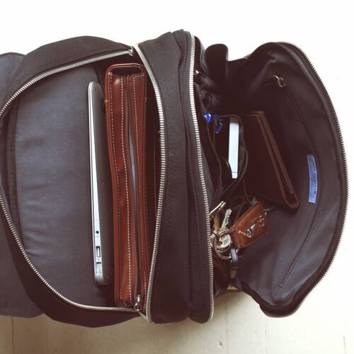 Venque Venque Flatsquare Rugzak Zwart Venque Venque Flatsquare Rugzak Zwart