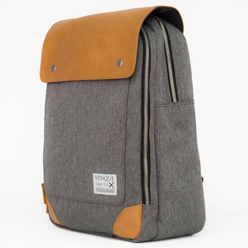 Venque Venque Flat mini Rugzak Grijs Venque Venque Flat mini Rugzak Grijs