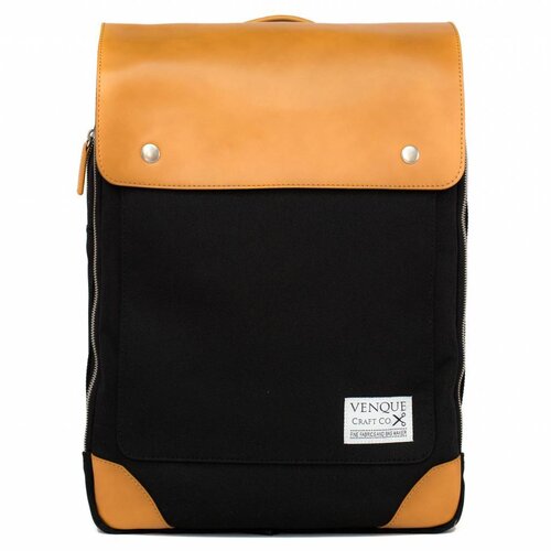 Venque Venque Flat mini Rugzak Zwart