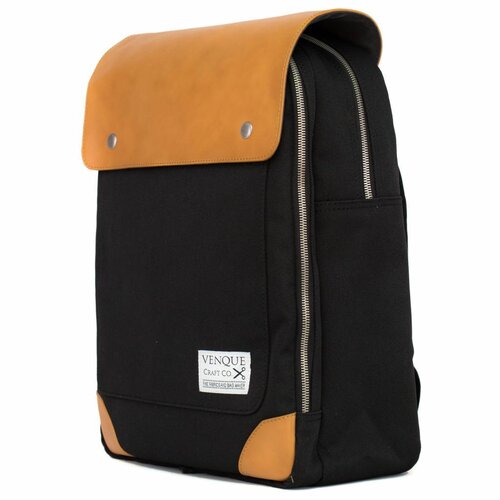 Venque Venque Flat mini Rugzak Zwart