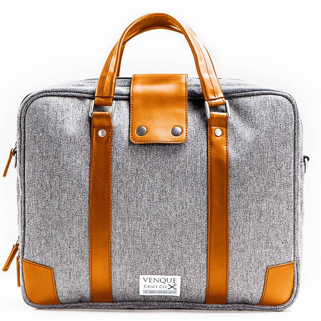 Venque Hamptons Laptoptas Grijs Venque Hamptons Laptoptas Grijs