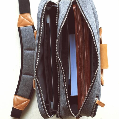 Venque Venque Hamptons Laptoptas Grijs Venque Venque Hamptons Laptoptas Grijs