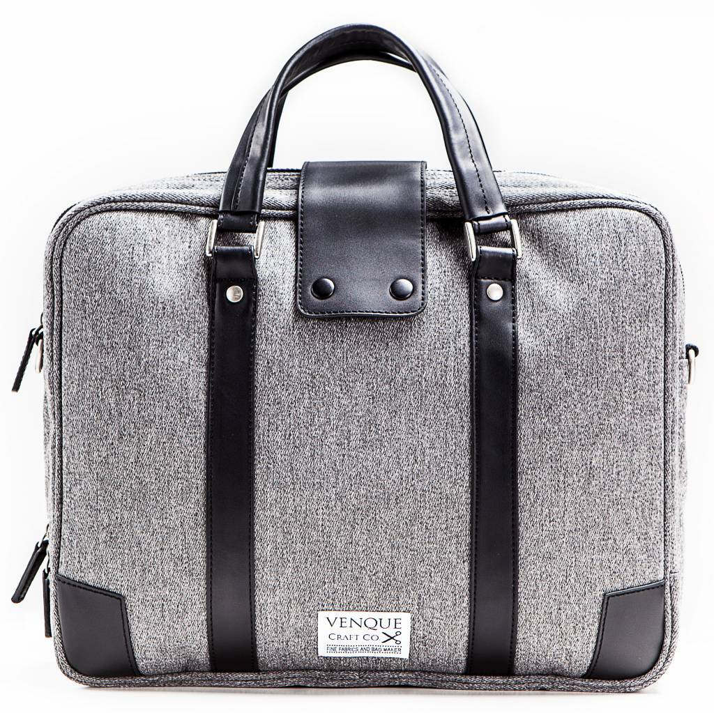Venque Hamptons Laptoptas Grijs BE Venque Hamptons Laptoptas Grijs BE