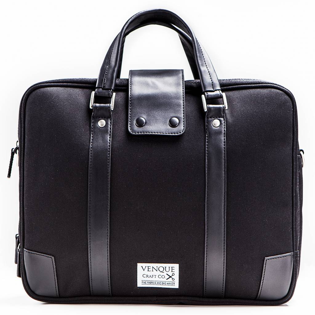 Venque Hamptons Laptoptas Zwart BE Venque Hamptons Laptoptas Zwart BE
