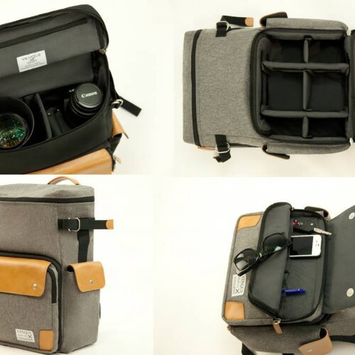 Venque Venque CamPro Rugzak Grijs