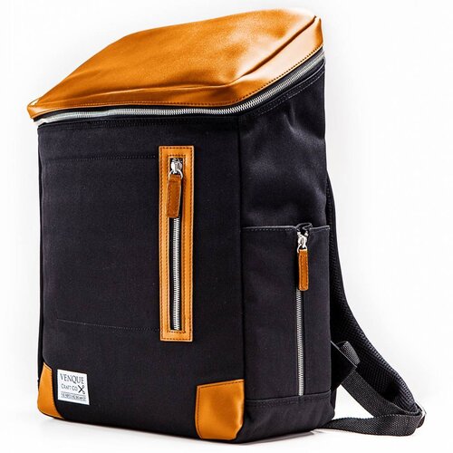 Venque Venque Amsterdam Rugzak Zwart Venque Venque Amsterdam Rugzak Zwart