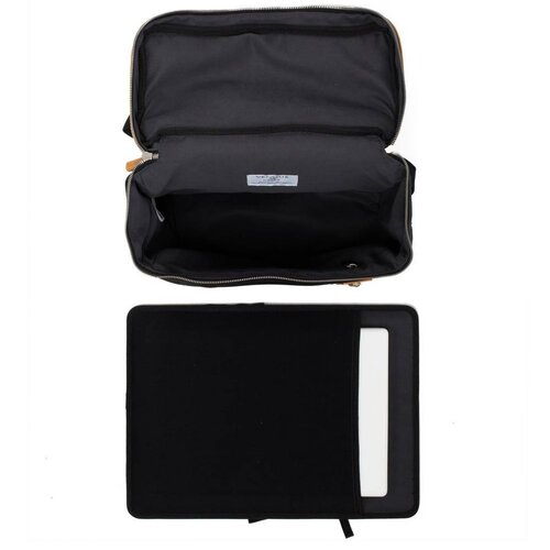 Venque Venque Amsterdam Rugzak Zwart Venque Venque Amsterdam Rugzak Zwart