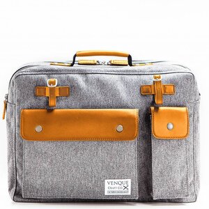 Venque Venque Milano Laptoptas Grijs