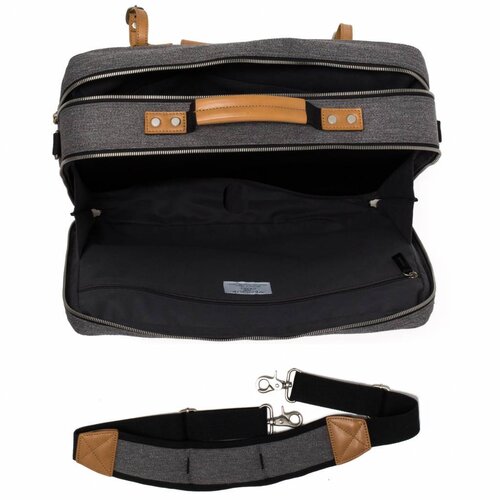 Venque Venque Milano Laptoptas Grijs Venque Venque Milano Laptoptas Grijs